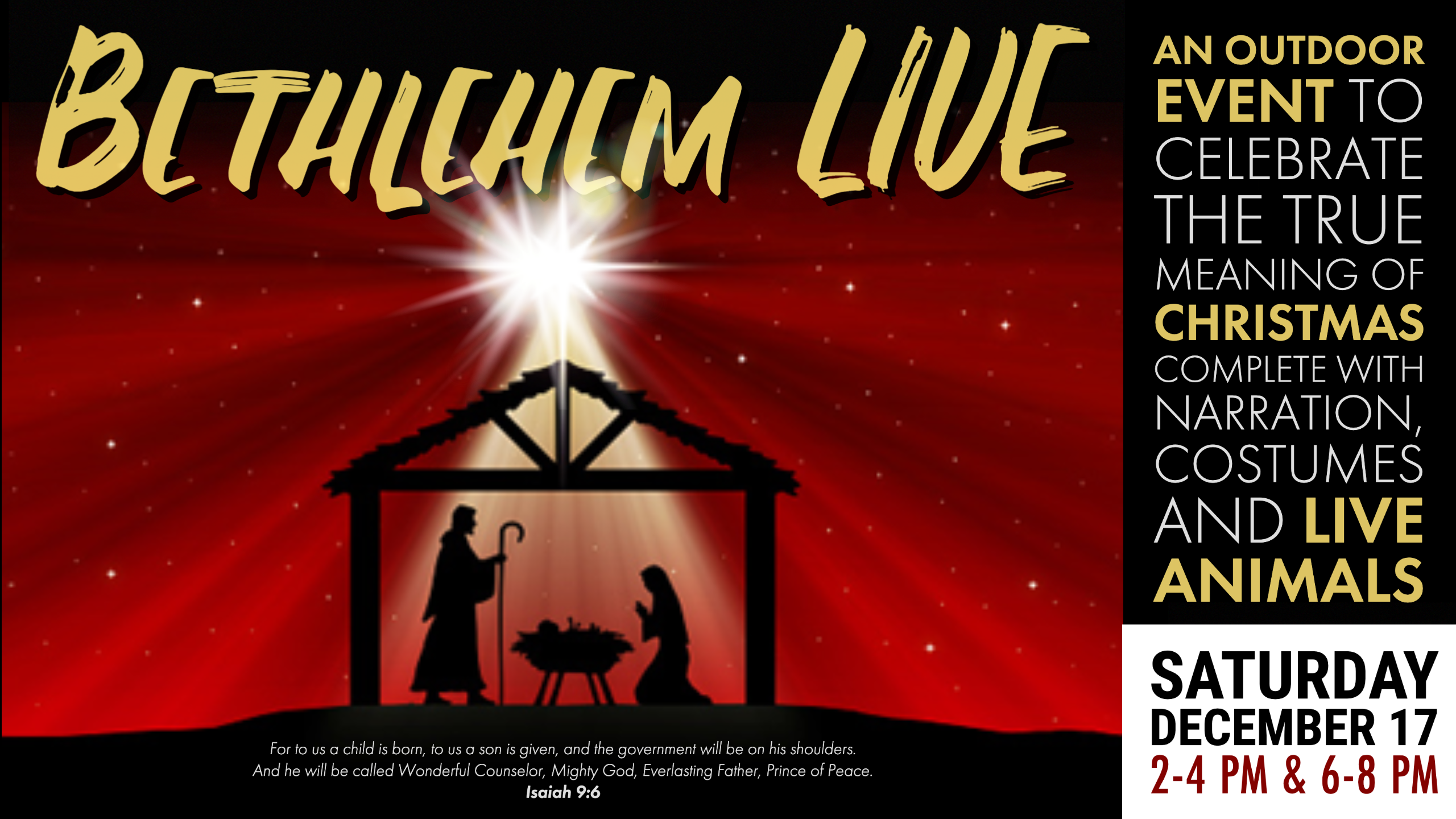 Bethlehem Live