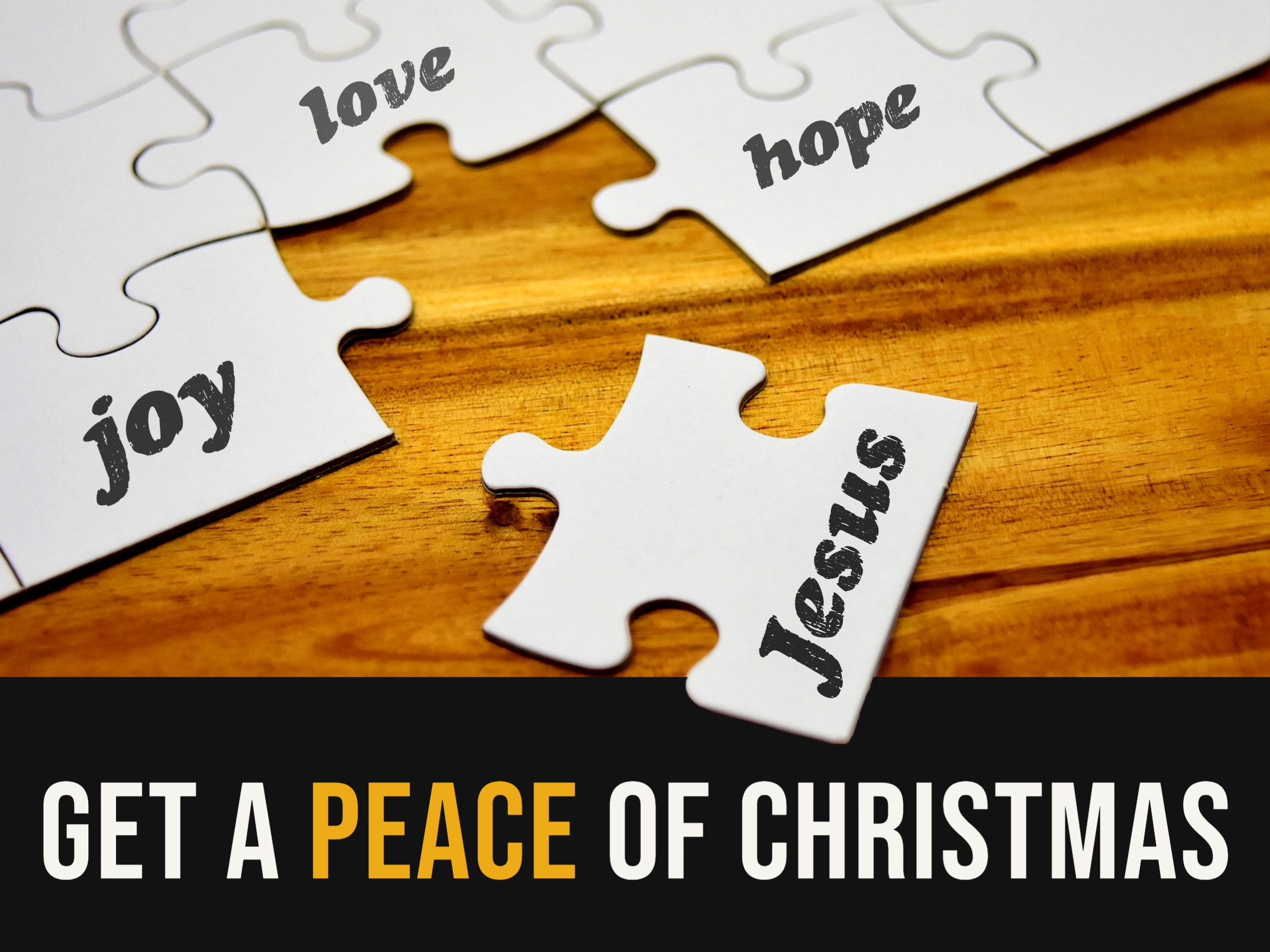 Get a PEACE of Christmas: The Peace of HOPE