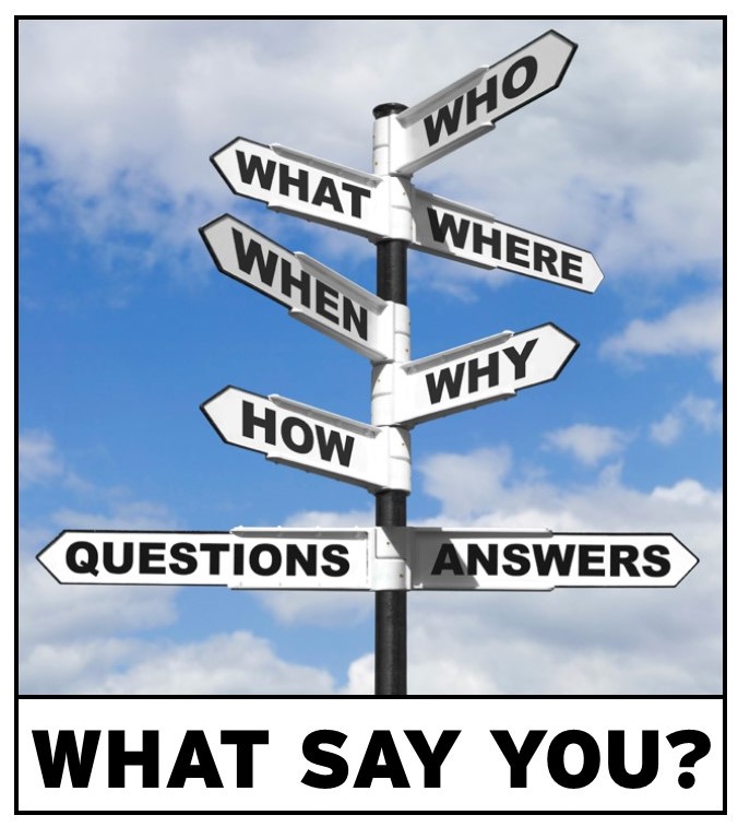 What Say You - Who Do You Say I Am?